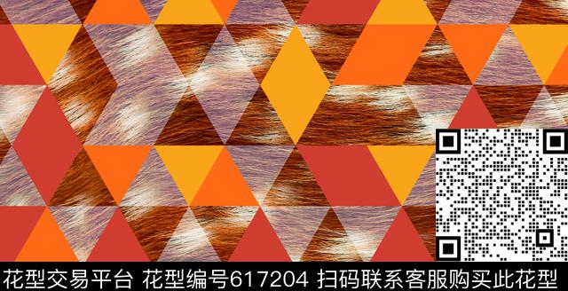 动物毛发皮毛数码印花华亿平台下载（图片编号: 617204） - 瓦栏（Walan）