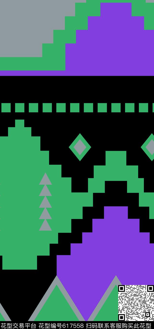 方格菱形几何传统印花华亿平台下载（图片编号: 617558） - 瓦栏（Walan）