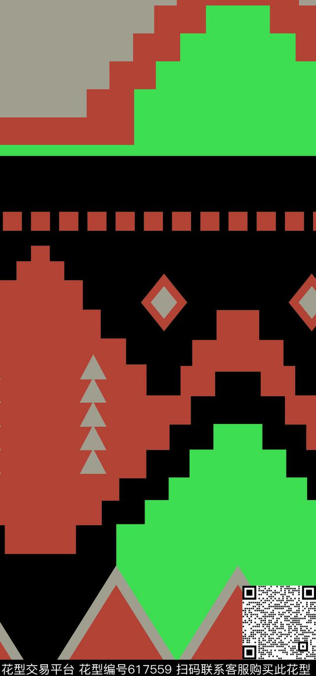 方格菱形几何传统印花华亿平台下载（图片编号: 617559） - 瓦栏（Walan）