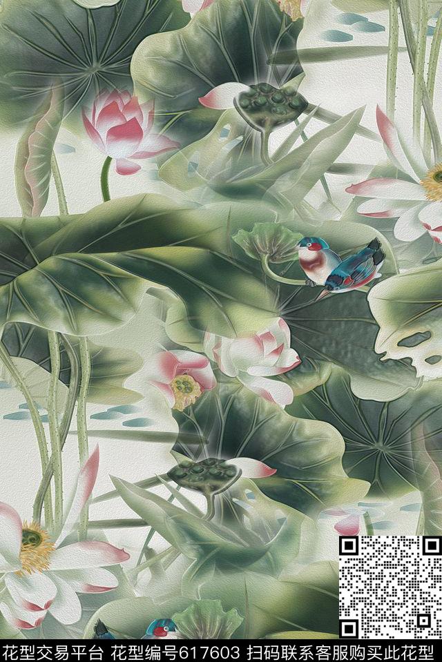 数码民族风中国风数码印花华亿平台下载（图片编号: 617603） - 瓦栏（Walan）