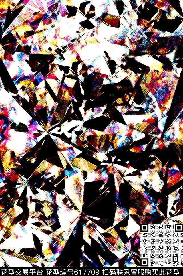 抽象渐变砖石数码印花华亿平台下载（图片编号: 617709） - 瓦栏（Walan）