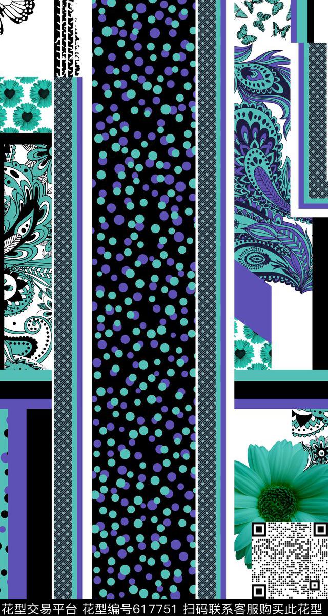 年轻时尚数码印花华亿平台下载（图片编号: 617751） - 瓦栏（Walan）