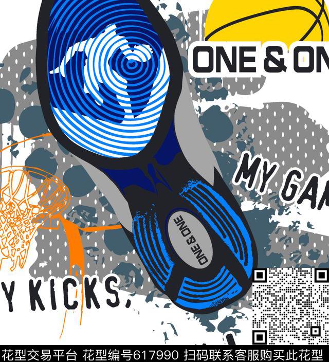 运动鞋nba传统印花华亿平台下载（图片编号: 617990） - 瓦栏（Walan）