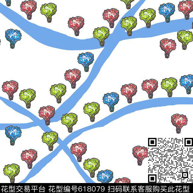 故事性蔬菜趣味数码印花华亿平台下载（图片编号: 618079） - 瓦栏（Walan）