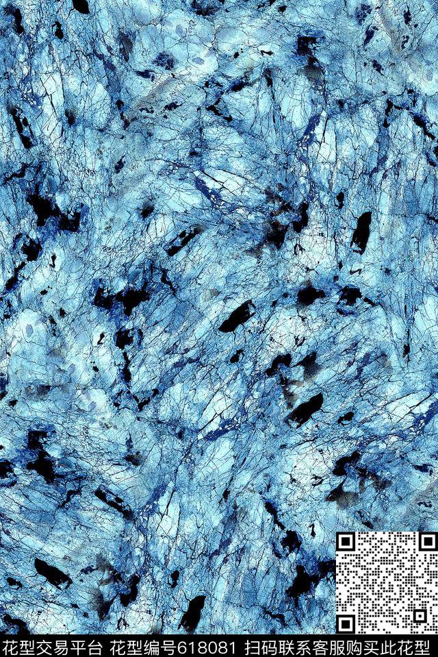 抽象纹理肌理数码印花华亿平台下载（图片编号: 618081） - 瓦栏（Walan）