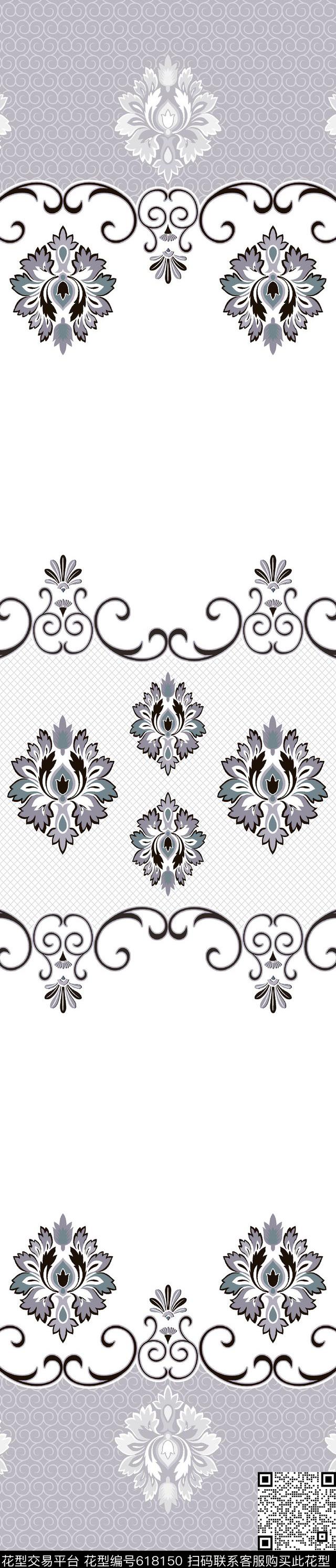 窗帘传统印花华亿平台下载（图片编号: 618150） - 瓦栏（Walan）