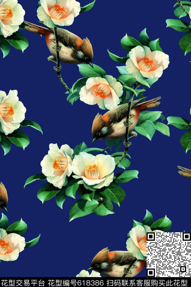 抽象几何清爽梦幻艺术平底立体手绘满版最新高清数码蕾丝民族中国风绣花珠宝肌理时尚潮

流大牌复古欧美风工笔画花卉数码印花华亿平台下载（图片编号: 618386） - 瓦栏（Walan）