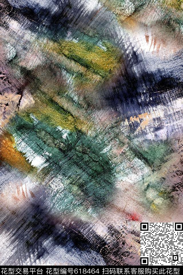 抽象肌理矿石数码印花华亿平台下载（图片编号: 618464） - 瓦栏（Walan）