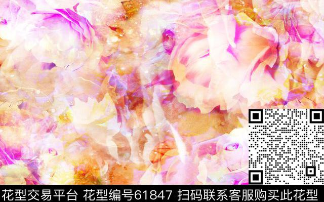 华丽花数码数码印花华亿平台下载（图片编号: 61847） - 瓦栏（Walan）