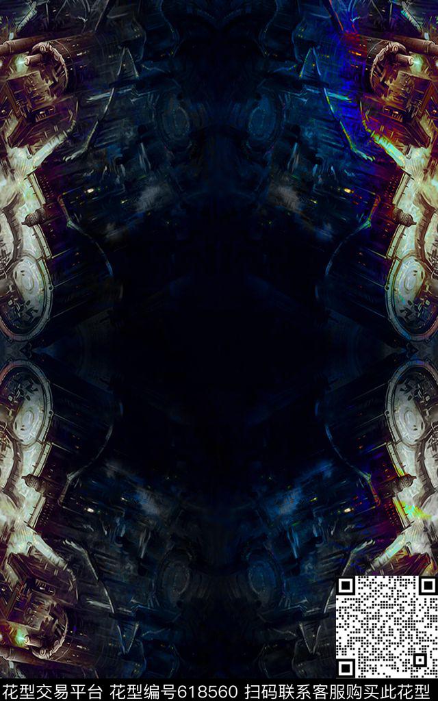 风景建筑数码印花华亿平台下载（图片编号: 618560） - 瓦栏（Walan）