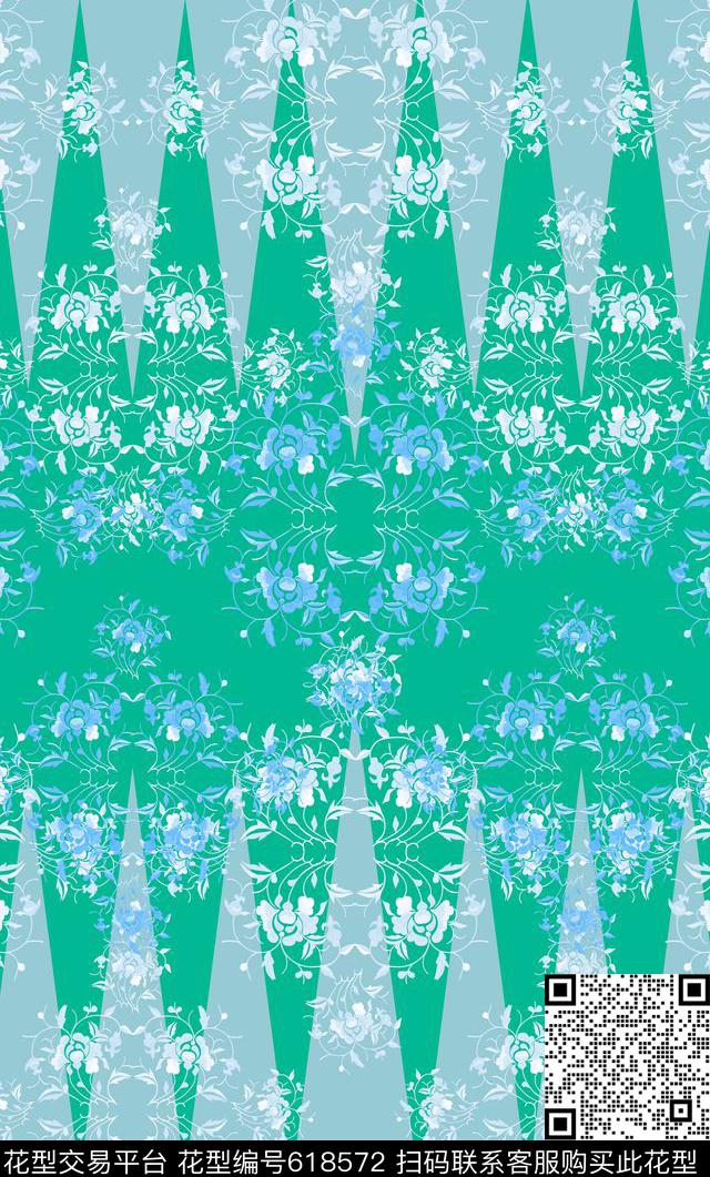 民族风图案中国风图案花卉数码印花华亿平台下载（图片编号: 618572） - 瓦栏（Walan）