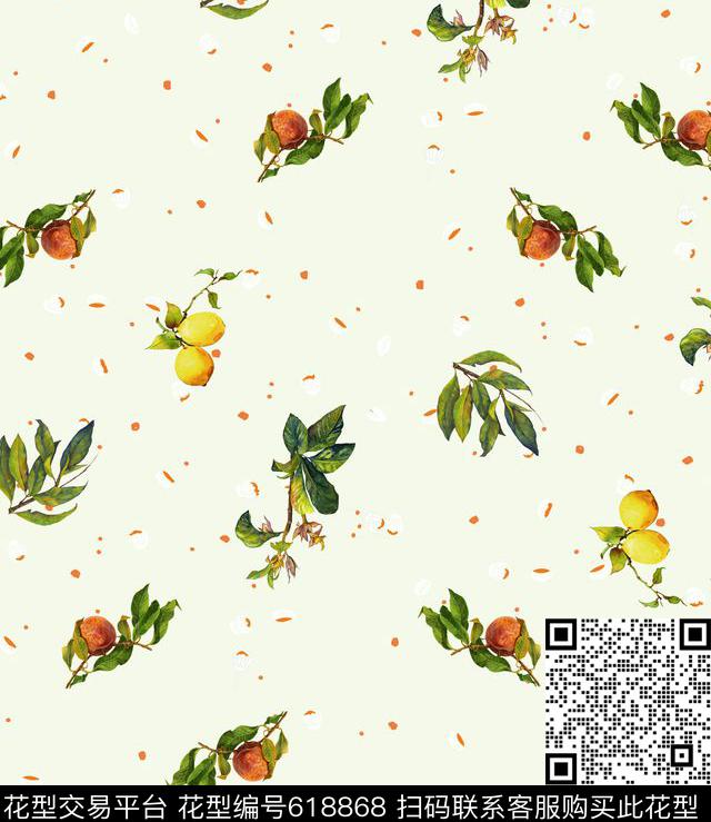 小碎花花卉手绘数码印花华亿平台下载（图片编号: 618868） - 瓦栏（Walan）