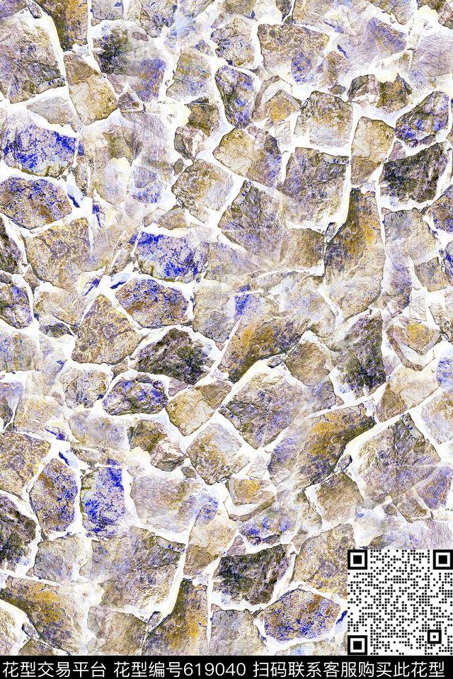 抽象纹理肌理数码印花华亿平台下载（图片编号: 619040） - 瓦栏（Walan）
