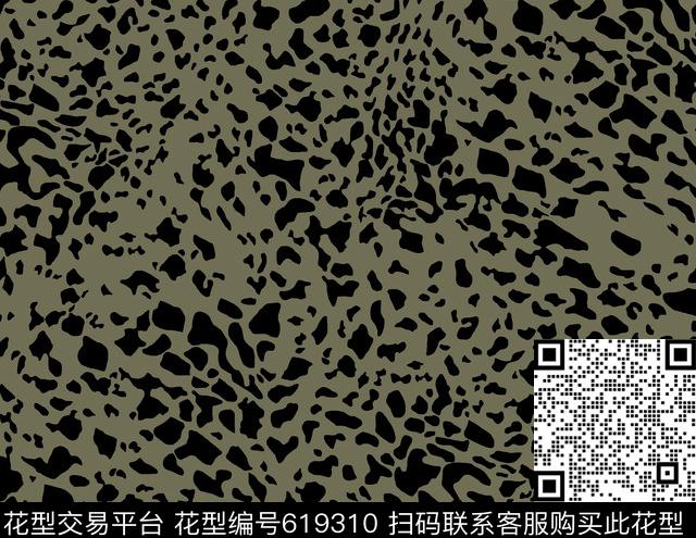 动物纹豹纹豹点传统印花华亿平台下载（图片编号: 619310） - 瓦栏（Walan）