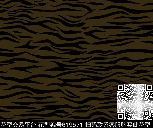 动物纹斑马纹肌理传统印花华亿平台下载（图片编号: 619571） - 瓦栏（Walan）