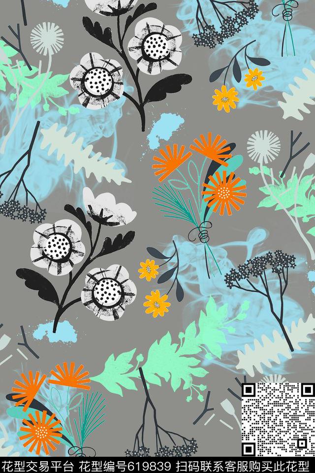 女装清新现代风格传统印花华亿平台下载（图片编号: 619839） - 瓦栏（Walan）