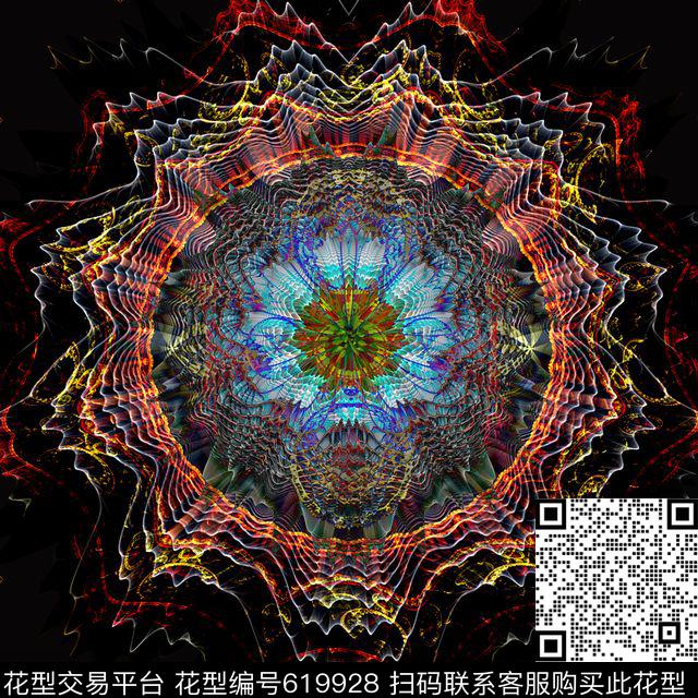 数码抽象数码印花华亿平台下载（图片编号: 619928） - 瓦栏（Walan）