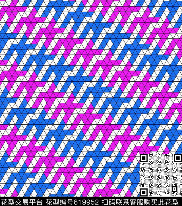 三角形几何女装数码印花华亿平台下载（图片编号: 619952） - 瓦栏（Walan）