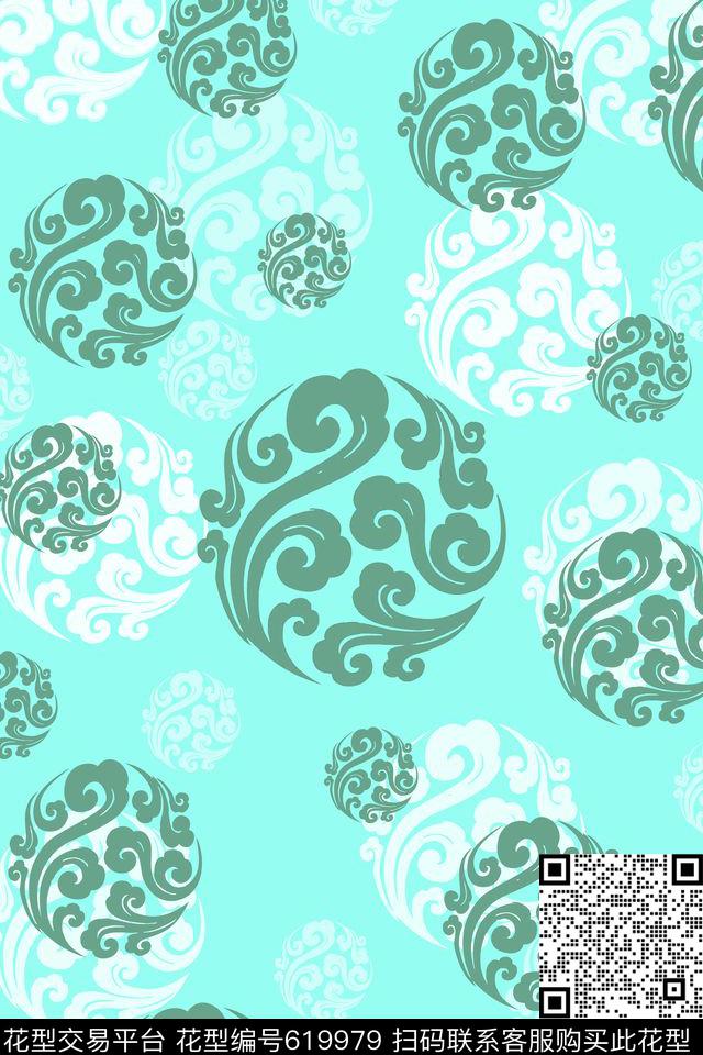 花瓣花卉小碎花传统印花华亿平台下载（图片编号: 619979） - 瓦栏（Walan）