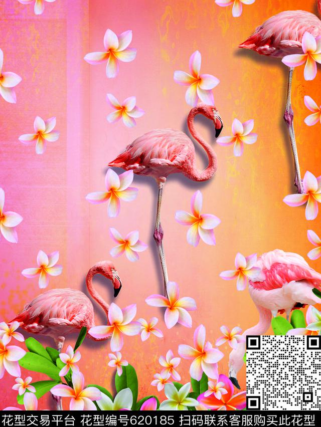 2017tropicalflowers数码印花华亿平台下载（图片编号: 620185） - 瓦栏（Walan）