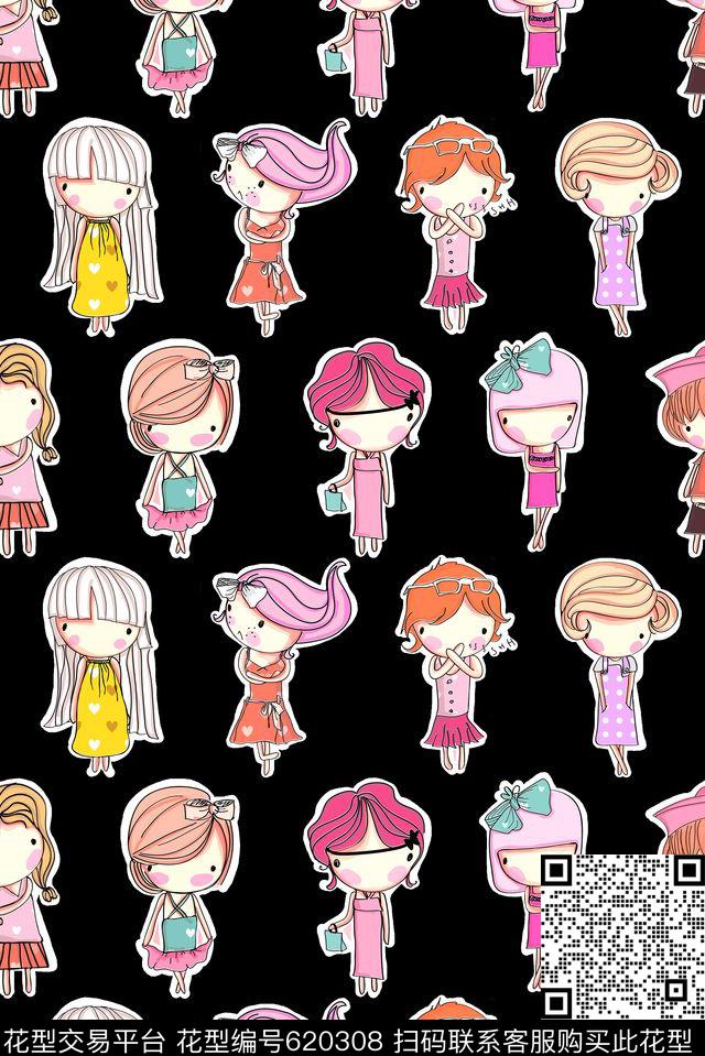 卡通数码印花华亿平台下载（图片编号: 620308） - 瓦栏（Walan）