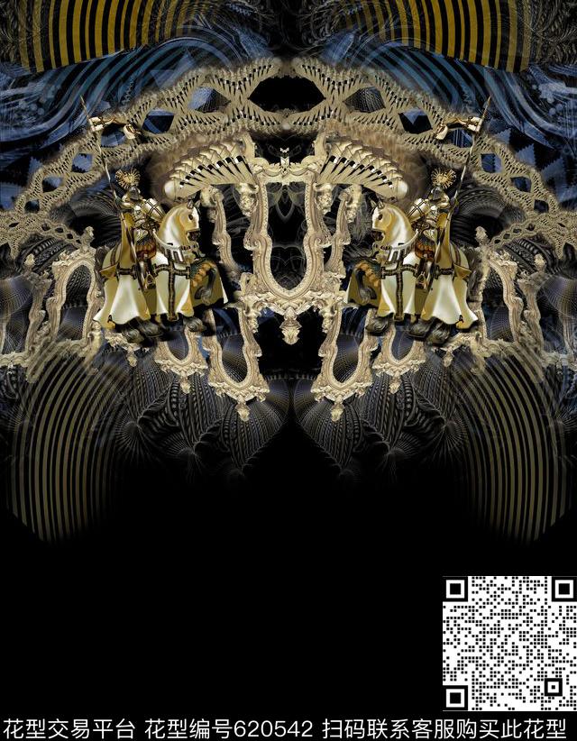 巴洛克色彩vercase数码印花华亿平台下载（图片编号: 620542） - 瓦栏（Walan）