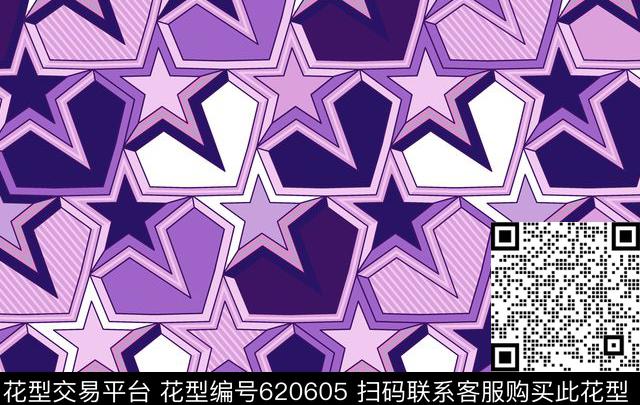 2017年女装新几何女装衬衫华亿平台蓝色调几何五角星韩国风格裙装华亿平台大牌风衣卫衣几何五角星形华亿平台传统印花华亿平台下载（图片编号: 620605） - 瓦栏（Walan）