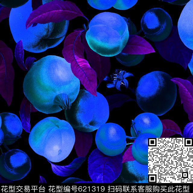 热带水果石榴桃子李子数码印花华亿平台下载（图片编号: 621319） - 瓦栏（Walan）