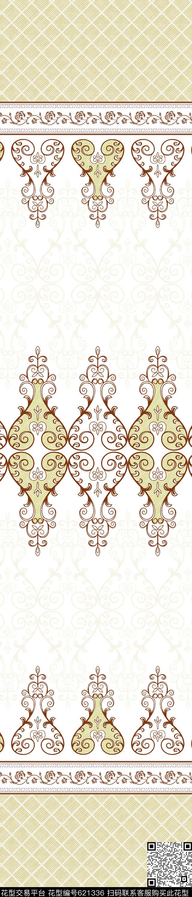 窗帘欧式民族风传统印花华亿平台下载（图片编号: 621336） - 瓦栏（Walan）