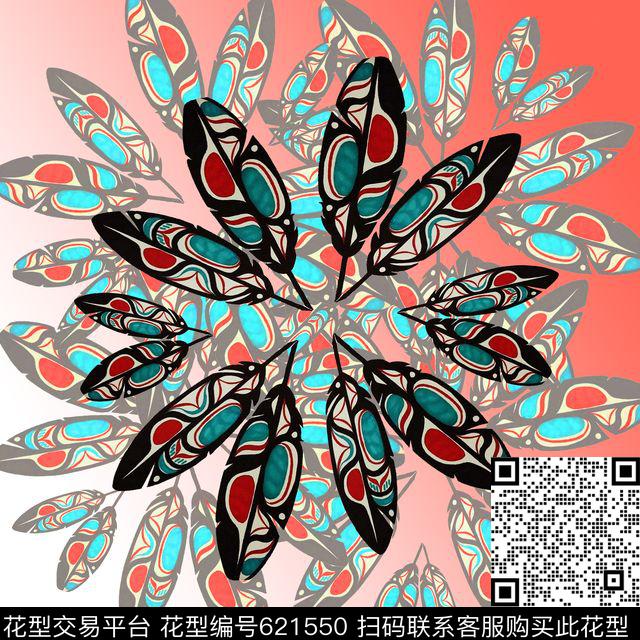 抽象风格风格花卉花枝数码印花华亿平台下载（图片编号: 621550） - 瓦栏（Walan）