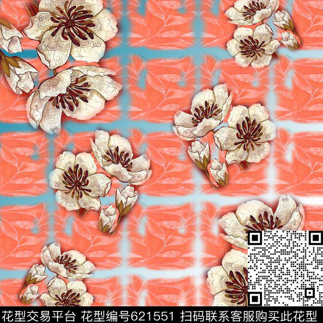 方块别样条纹几何构成数码印花华亿平台下载（图片编号: 621551） - 瓦栏（Walan）