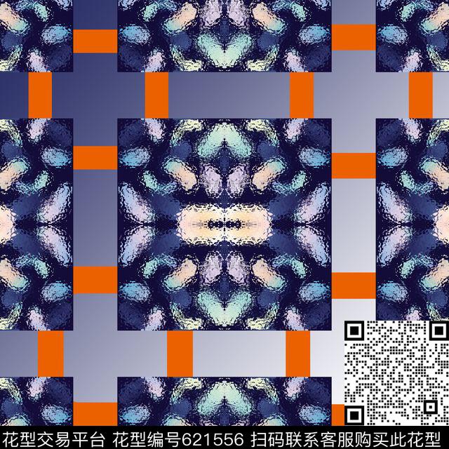 丝巾围巾秀场抽象时尚数码印花华亿平台下载（图片编号: 621556） - 瓦栏（Walan）