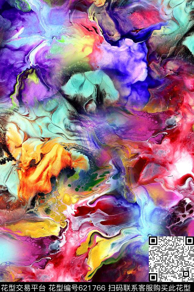 抽象几何矿石数码印花华亿平台下载（图片编号: 621766） - 瓦栏（Walan）