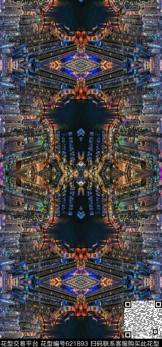 男装女装图案建筑风景数码印花华亿平台下载（图片编号: 621893） - 瓦栏（Walan）