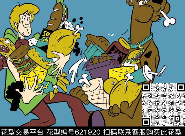 动漫卡通驴传统印花华亿平台下载（图片编号: 621920） - 瓦栏（Walan）