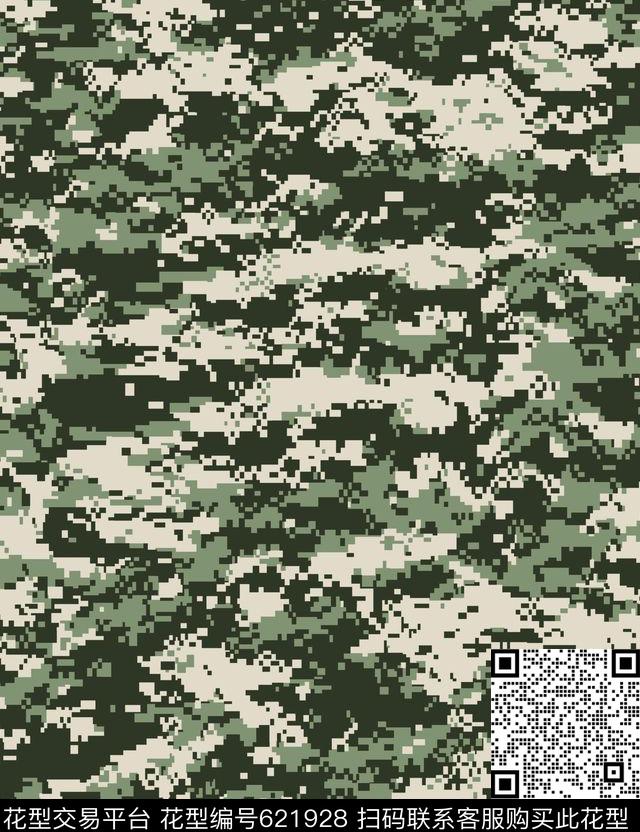 卡通迷彩迷彩服军装迷彩传统印花华亿平台下载（图片编号: 621928） - 瓦栏（Walan）