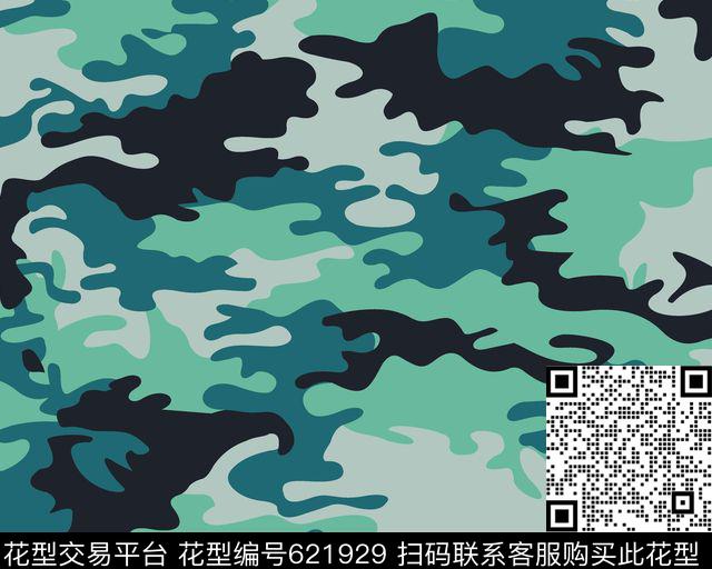 卡通迷彩迷彩服军装迷彩传统印花华亿平台下载（图片编号: 621929） - 瓦栏（Walan）