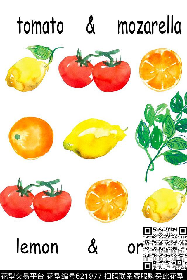 现代风格女装T恤数码印花华亿平台下载（图片编号: 621977） - 瓦栏（Walan）