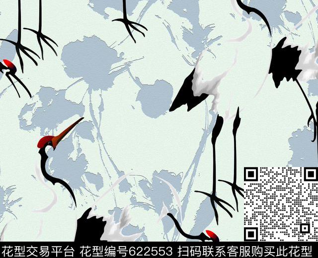 花卉鸟数码印花华亿平台下载（图片编号: 622553） - 瓦栏（Walan）