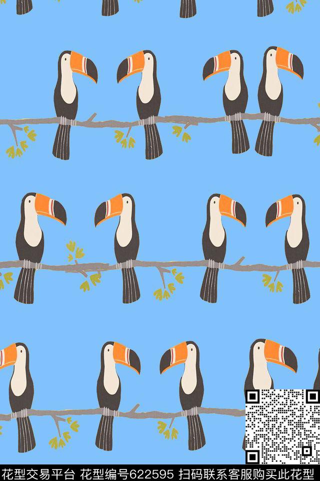 卡通动漫可爱动物传统印花华亿平台下载（图片编号: 622595） - 瓦栏（Walan）