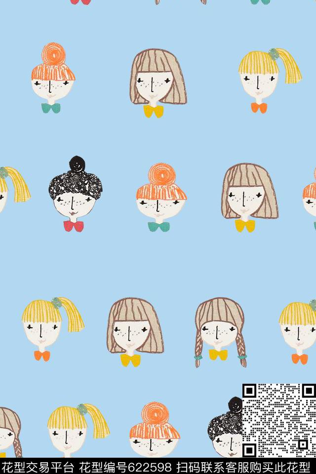 卡通动漫人物传统印花华亿平台下载（图片编号: 622598） - 瓦栏（Walan）