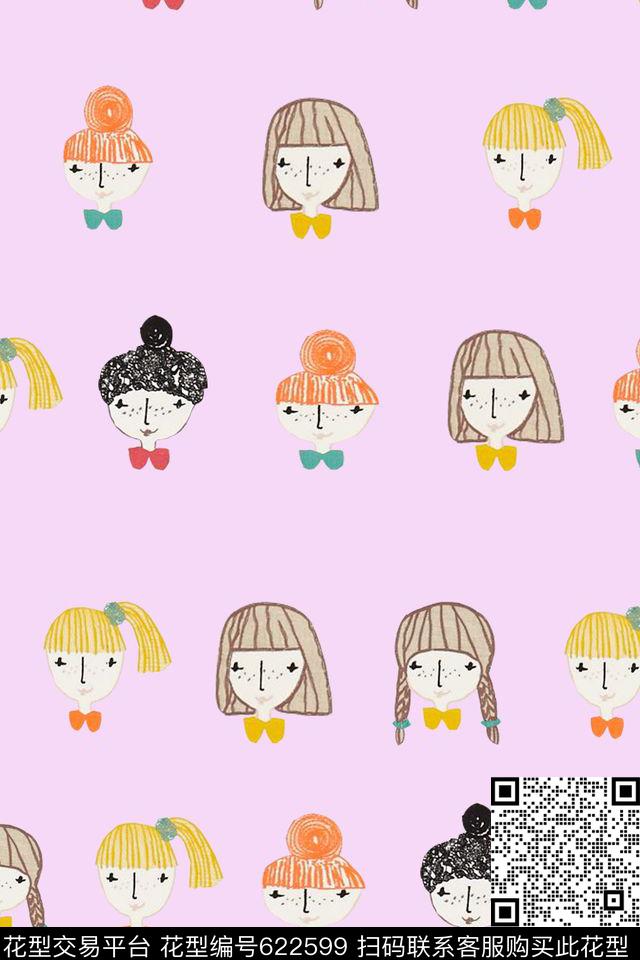 卡通动漫人物传统印花华亿平台下载（图片编号: 622599） - 瓦栏（Walan）