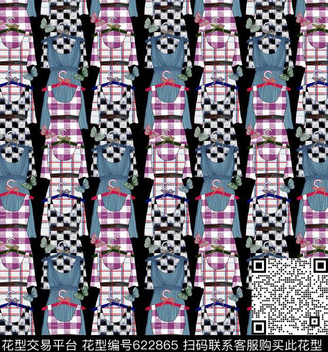 格子数码印花华亿平台下载（图片编号: 622865） - 瓦栏（Walan）