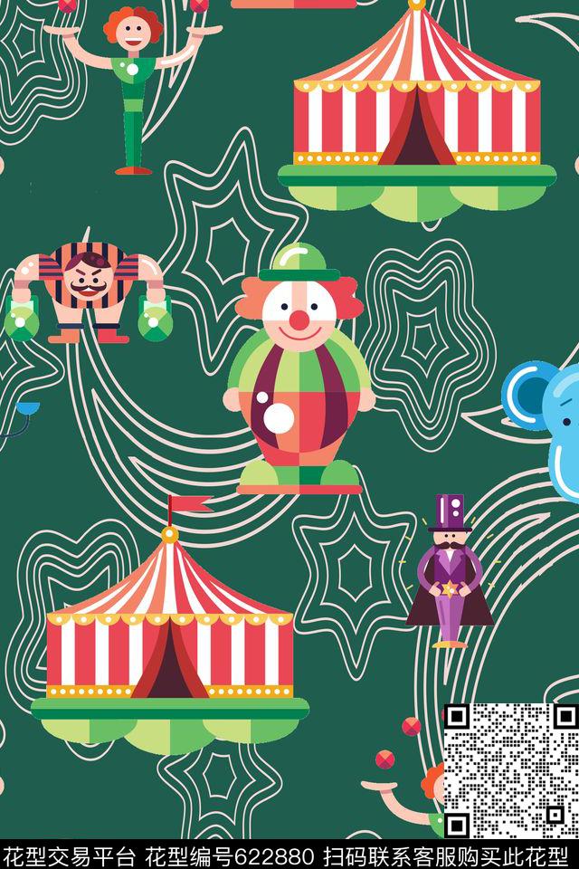 童装卡通传统印花华亿平台下载（图片编号: 622880） - 瓦栏（Walan）