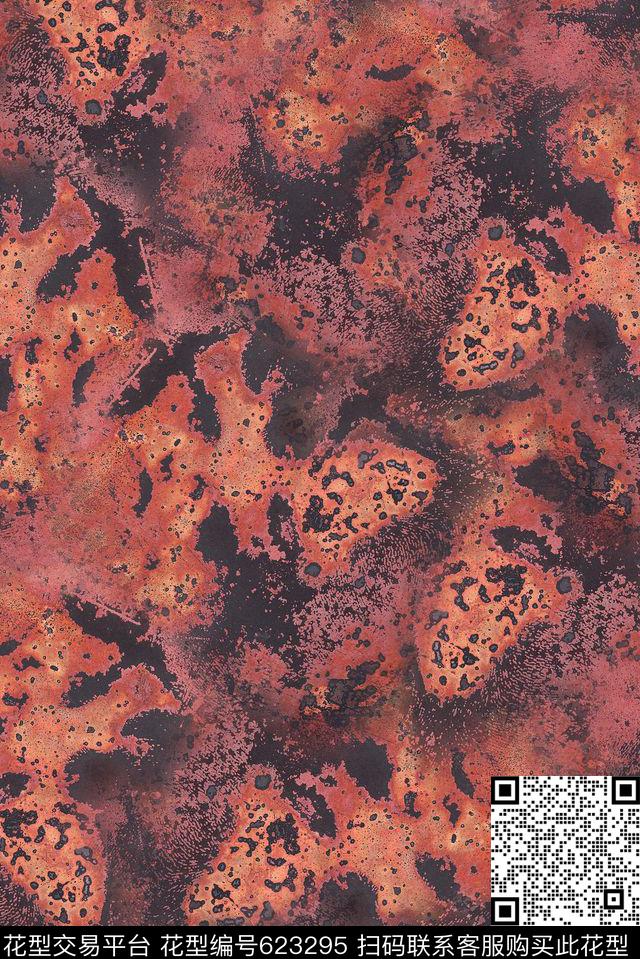 抽象纹理暗黑数码印花华亿平台下载（图片编号: 623295） - 瓦栏（Walan）
