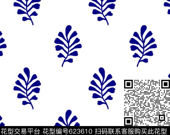 极简爆款小花传统印花华亿平台下载（图片编号: 623610） - 瓦栏（Walan）