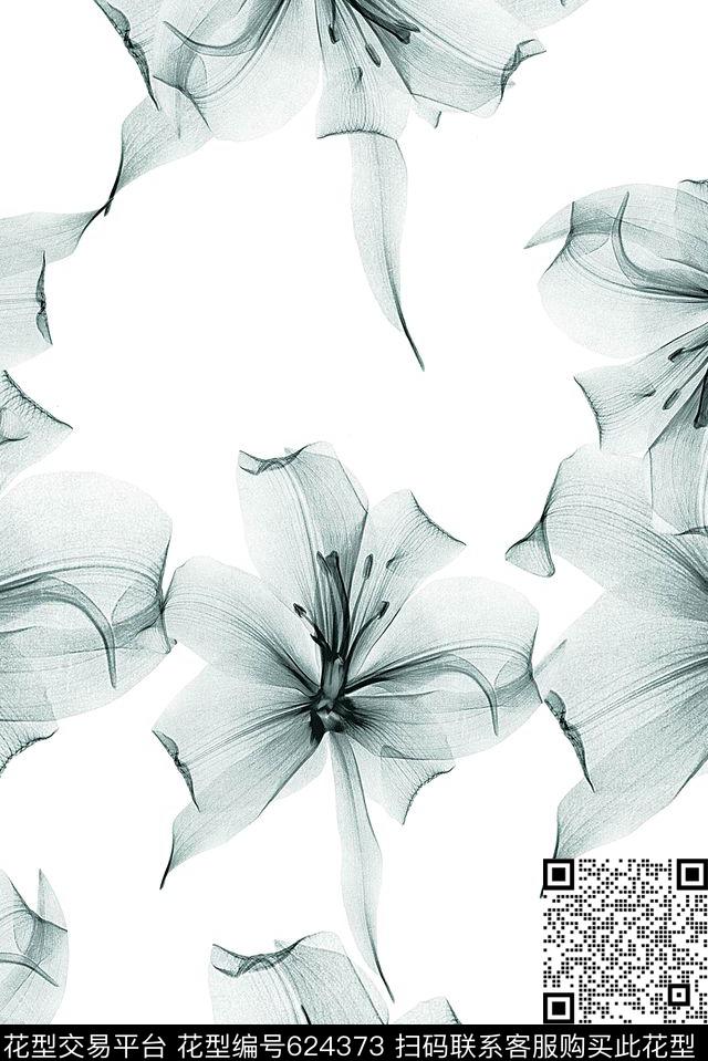 时尚手绘华亿平台数码印花时尚大牌女装丝巾印花数码印花华亿平台下载（图片编号: 624373） - 瓦栏（Walan）