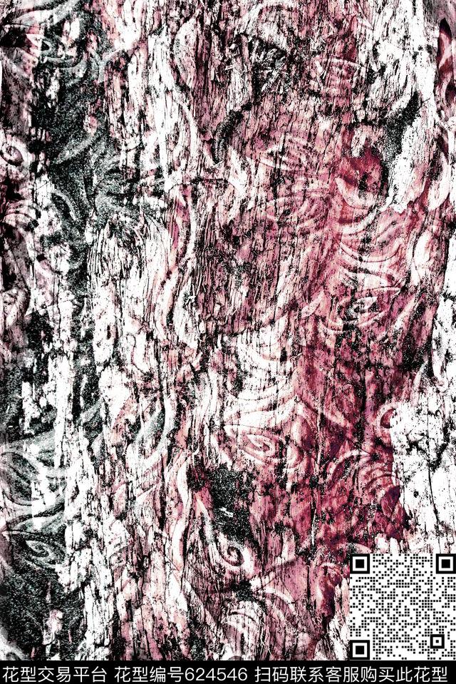 纹理抽象肌理图案数码印花华亿平台下载（图片编号: 624546） - 瓦栏（Walan）