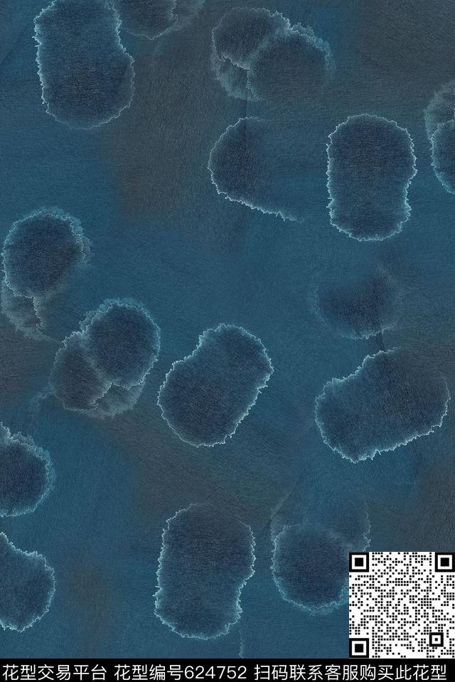 女装抽象纹理数码印花华亿平台下载（图片编号: 624752） - 瓦栏（Walan）