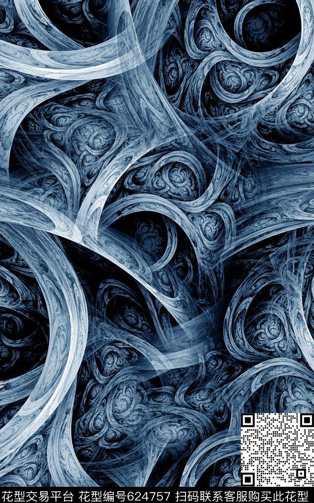 纹理肌理分形数码印花华亿平台下载（图片编号: 624757） - 瓦栏（Walan）